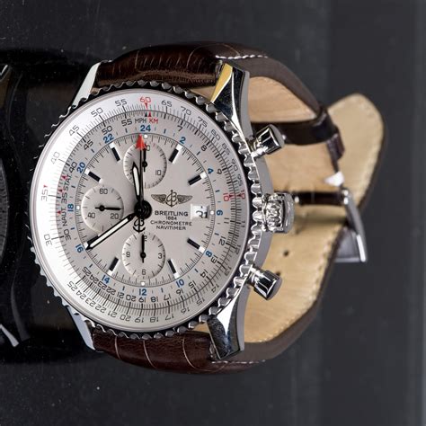 breitling 1884 watch black band white face|Breitling 1884 tachymeter chronograph watch.